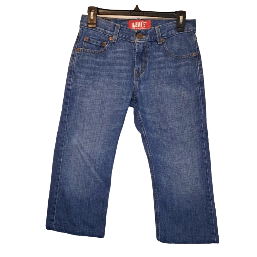 Levi's 514 Slim Straight Jeans Size 8 Husky 28x23